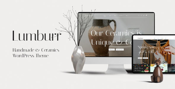 Lumburr Handmade & Ceramics WordPress Theme v1.0