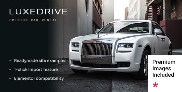LuxeDrive Limousine and Car Rental Theme v1.0