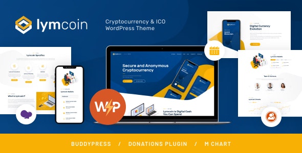 Lymcoin v1.3.10 - Cryptocurrency & ICO WordPress Theme