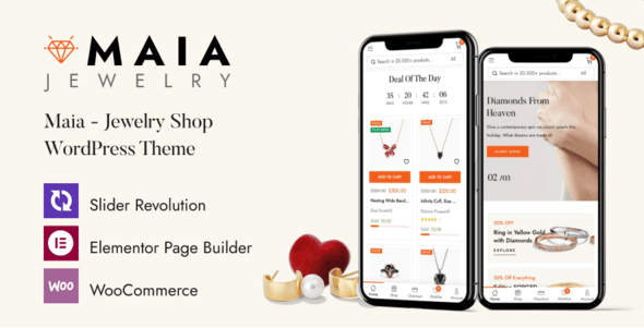 Maia v1.1.1 - Jewelry Shop WordPress Theme