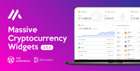 Massive Cryptocurrency Widgets v3.2.7