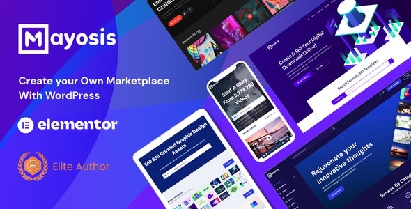 Mayosis v4.7 - Digital Marketplace WordPress Theme