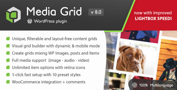 Media Grid Wordpress Responsive Portfolio v8.0.1