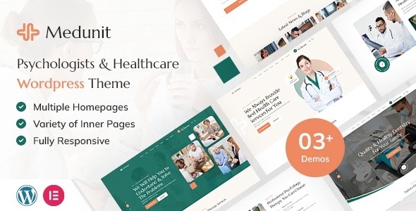 Medunit Psychology & Health Care WordPress Theme v1.0