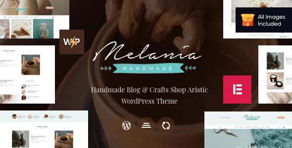 Melania 2.5 - Handmade Blog & Shop WordPress Theme