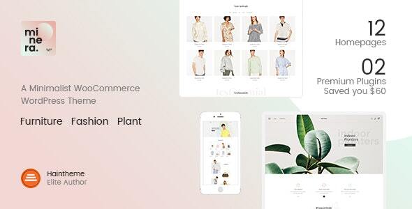 Minera v2.9.6 - Minimalist WooCommerce WordPress Theme