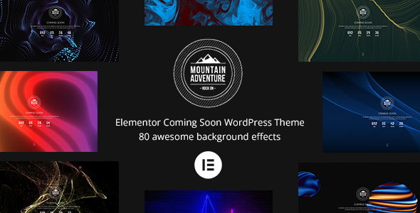 Mountain Elementor Coming Soon WordPress Theme v5.0.0