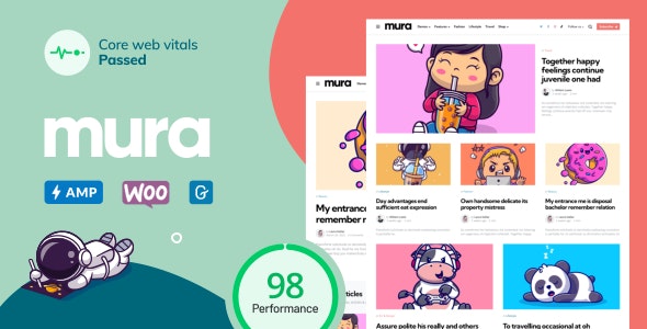 Mura v1.6.6 - WordPress Theme for Content Creators
