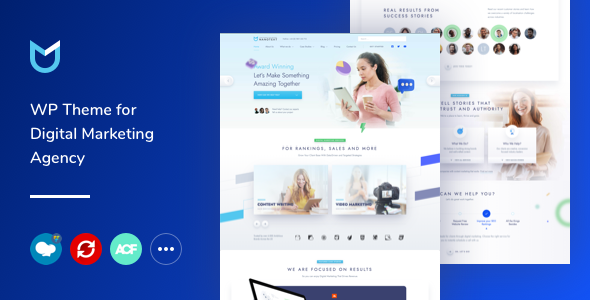 NanoText v1.1.3 - Digital Marketing WordPress Theme