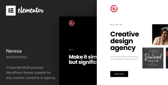 Neresa Elementor WordPress Theme v1.1