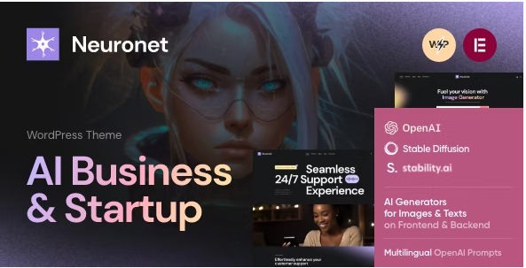 Neuronet AI Business & Startup WordPress Theme v1.7.0