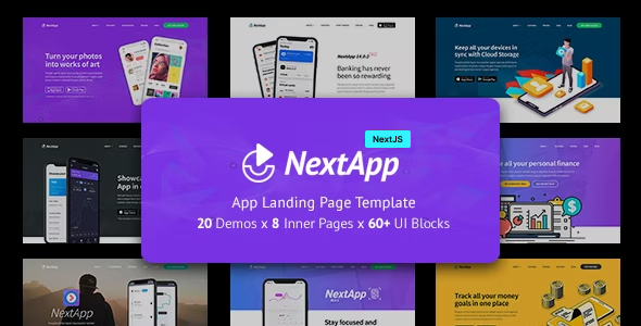 Nextapp App Landing Page WordPress Theme v1.4.3.1