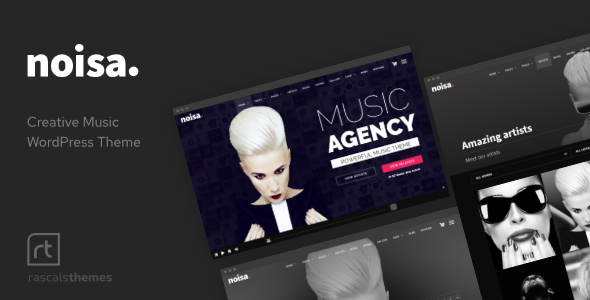 Noisa Music Producers, Bands & Events Theme for WordPress v2.6.0