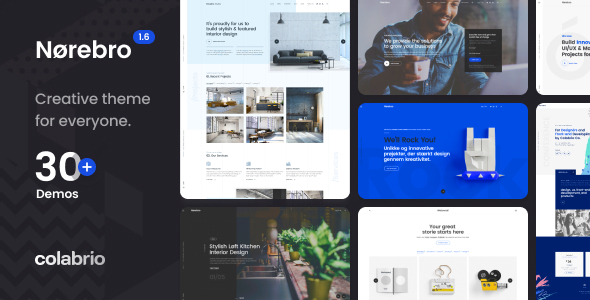 Norebro Creative Multipurpose WordPress Theme v1.6.4