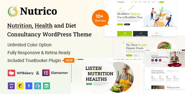 Nutrico Nutrition Health Services WordPress Theme v5.3
