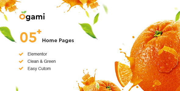 Ogami v1.49 - Organic Store & Bakery WordPress Theme