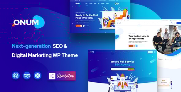 Onum v1.2.16.7 - SEO &amp; Marketing Elementor WordPress Theme