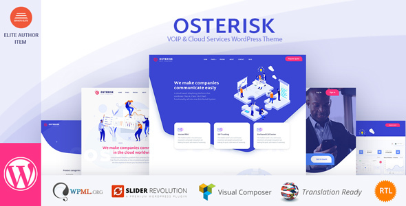 Osterisk v3.0 - VOIP & Cloud Services WordPress Theme