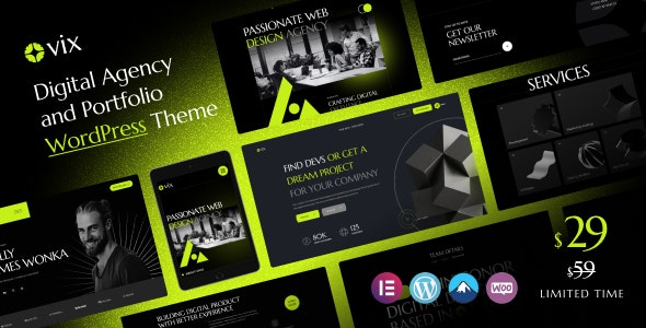 Ovix v1.0.0 - Digital Agency & Creative Portfolio WordPress Theme