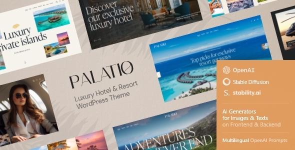 Palatio Luxury Hotel & Resort WordPress Theme v1.0