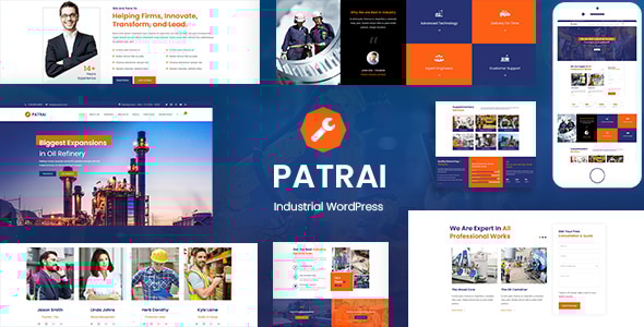Patrai Industry Industrial WordPress v2.4