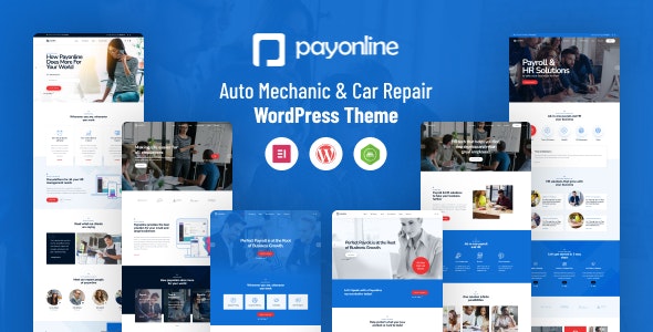 Payonline v1.0.0 - Online Payroll and HR Software WordPress Theme