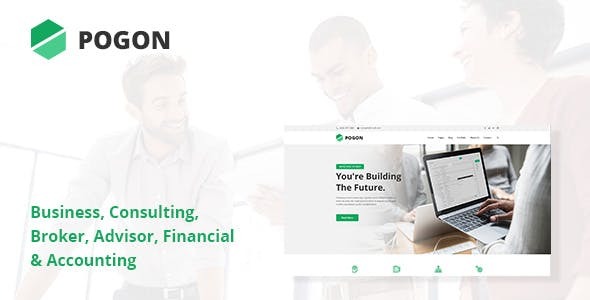 Pogon - Business and Finance Corporate WordPress Theme v1.1.3