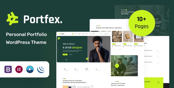 Portfex v1.0.0 - Personal Portfolio WordPress Theme