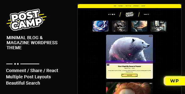 Postcamp v1.0.5 - Blog & Magazine WordPress Theme