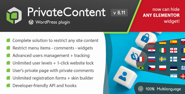 PrivateContent v9.0.3 - Multilevel Content Plugin