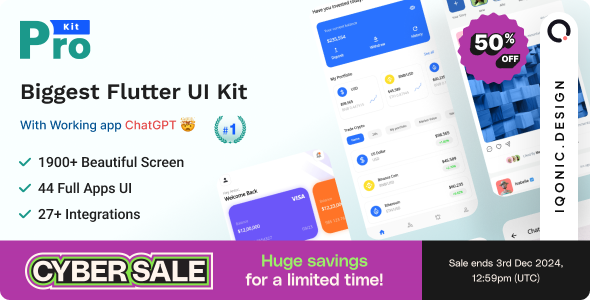 ProKit v6.7.0 - Best Selling Flutter UI Kit