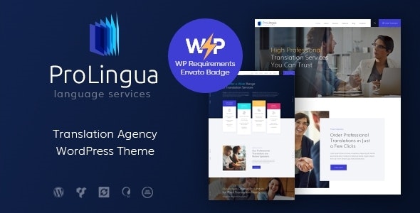 ProLingua v1.1.9 - Translation Services WordPress Theme