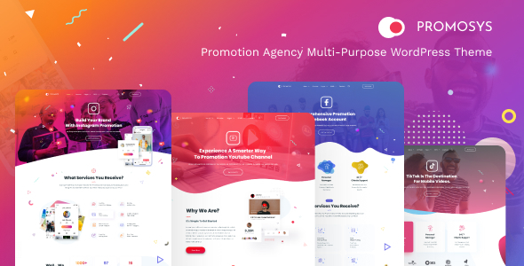 PromoSys Promotion Services Multi-Purpose WordPress Theme v1.0.4
