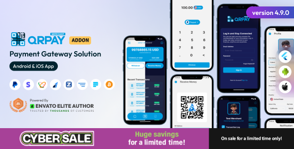 QRPay Merchant v4.9.0 - Payment Gateway Solution