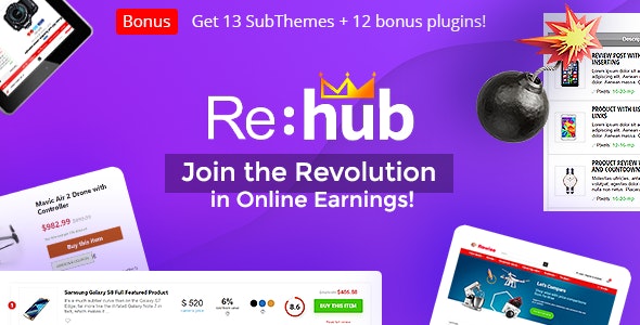 REHub v19.6.9 - Price Comparison, Business Community