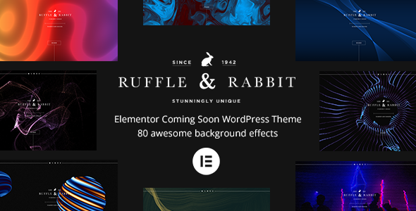Rabbit Elementor Coming Soon WordPress Theme v6.0.0