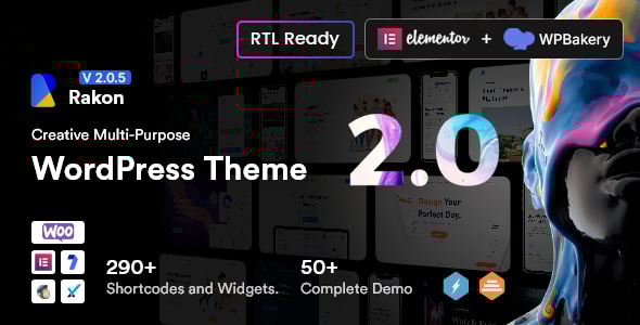 Rakon v2.2.1 - Creative Multi-Purpose WordPress Theme