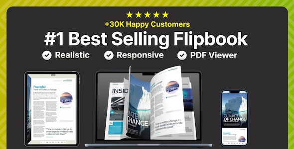 Real3D FlipBook v4.6.6 - WordPress Plugin
