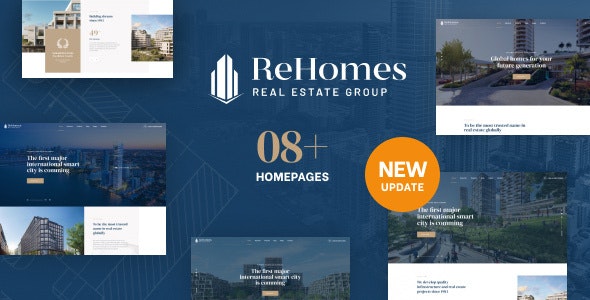 Rehomes v2.0.8 - Real Estate Group WordPress Theme
