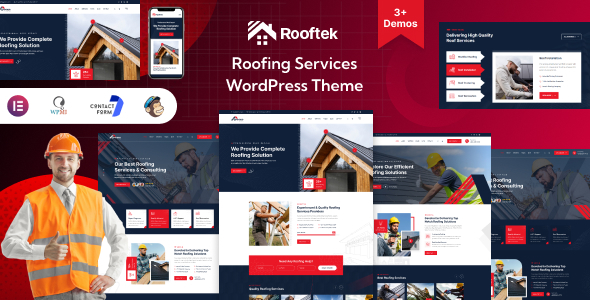 Rooftek Roofing Services WordPress Theme v1.0