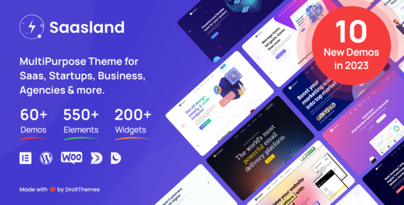 SaasLand v3.6.6 - MultiPurpose Theme for Saas & Startup