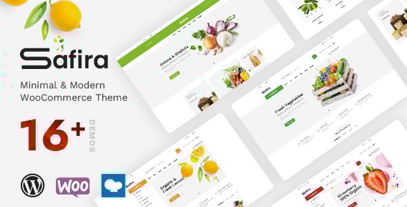 Safira Food & Organic WooCommerce WordPress Theme v1.1.1