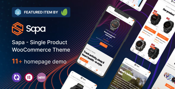 Sapa v1.1.5 - Product Landing Page WooCommerce Theme