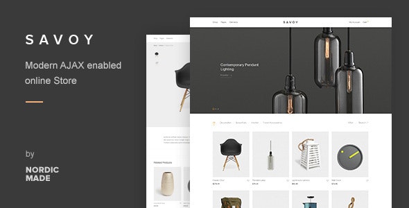 Savoy v2.9.6 - Minimalist AJAX WooCommerce Theme