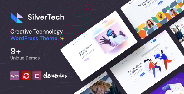 Silvertech v1.15 - Creative WordPress Theme
