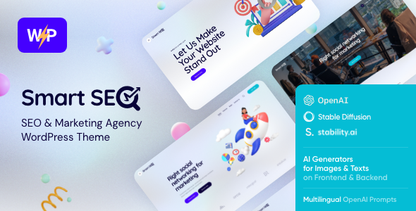 SmartSEO v2.4 - SEO & Marketing Services WordPress Theme