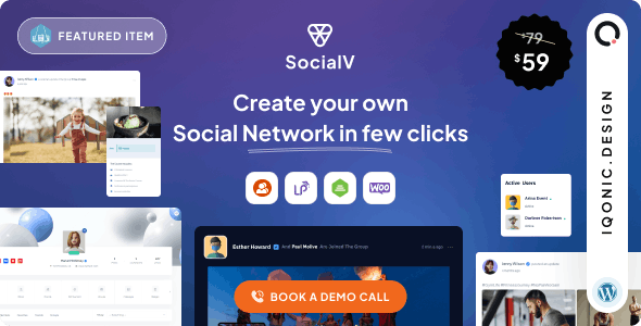 SocialV v2.0.10 - Social Network and Community BuddyPress Theme