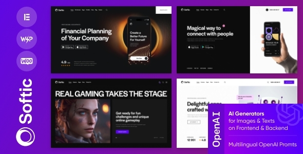 Softic v1.2.1 - SAAS Software & Application WordPress Theme