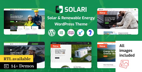 Solari v1.1.5 - Ecology & Solar Energy WordPress Theme