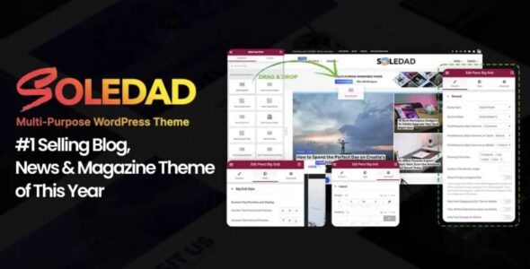 Soledad v8.5.3 - Multi-Concept Blog/Magazine WP Theme
